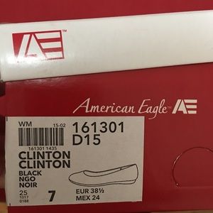 American Eagle Black Flats Brand New!!